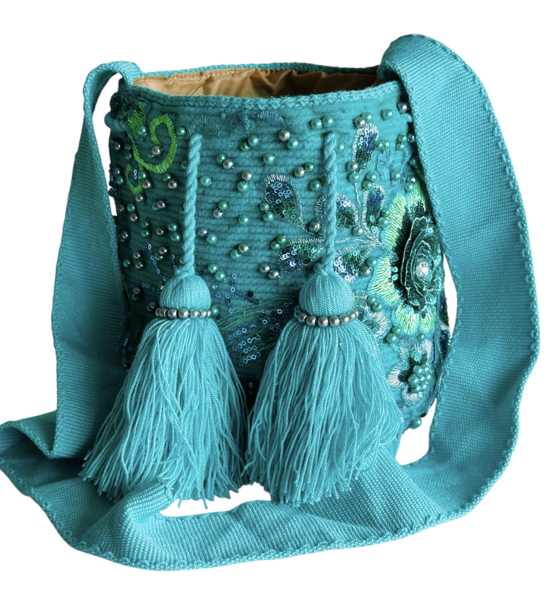 Mochila Mediana Turquesa Marina