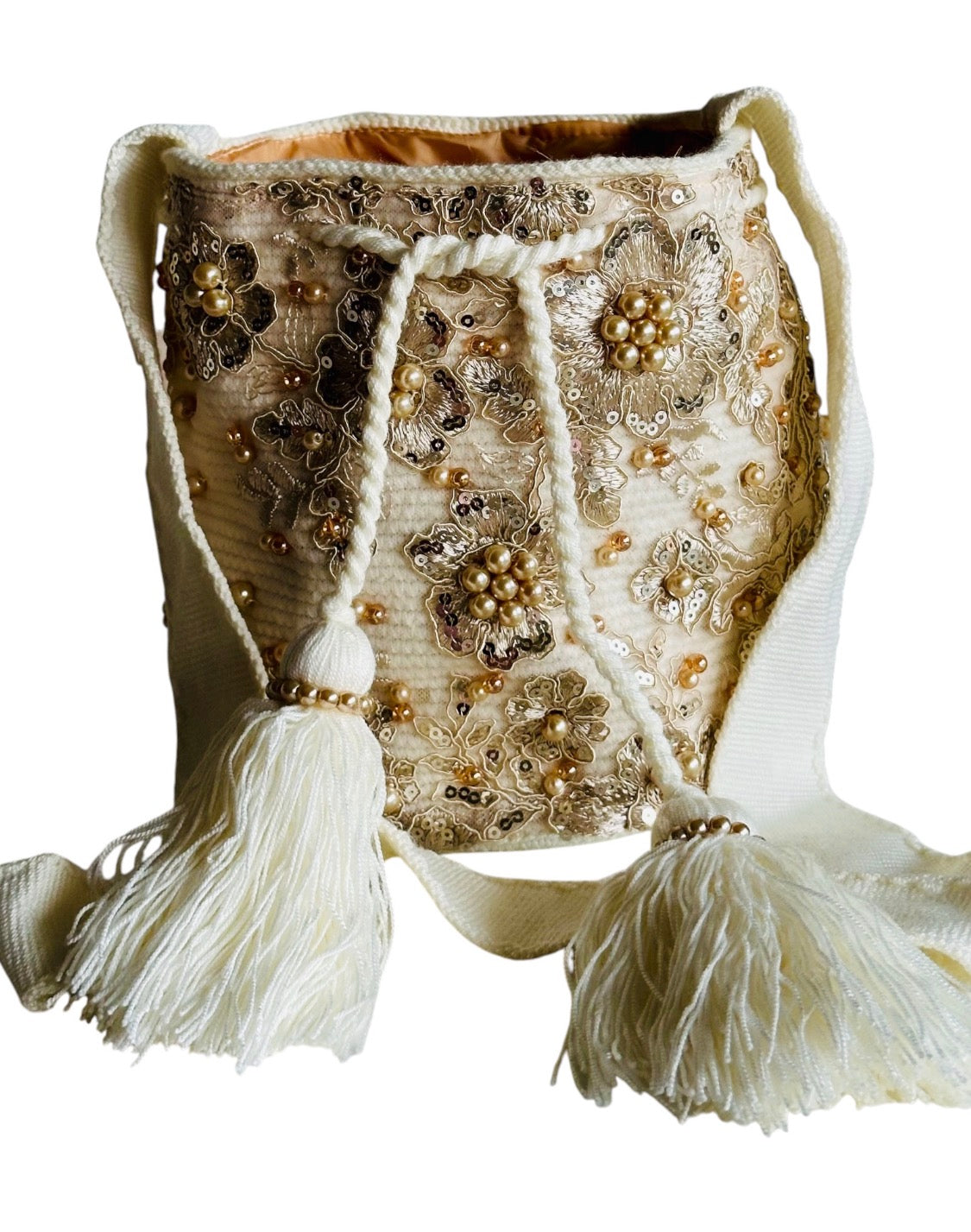 Mochila Mediana Perlas de Primavera