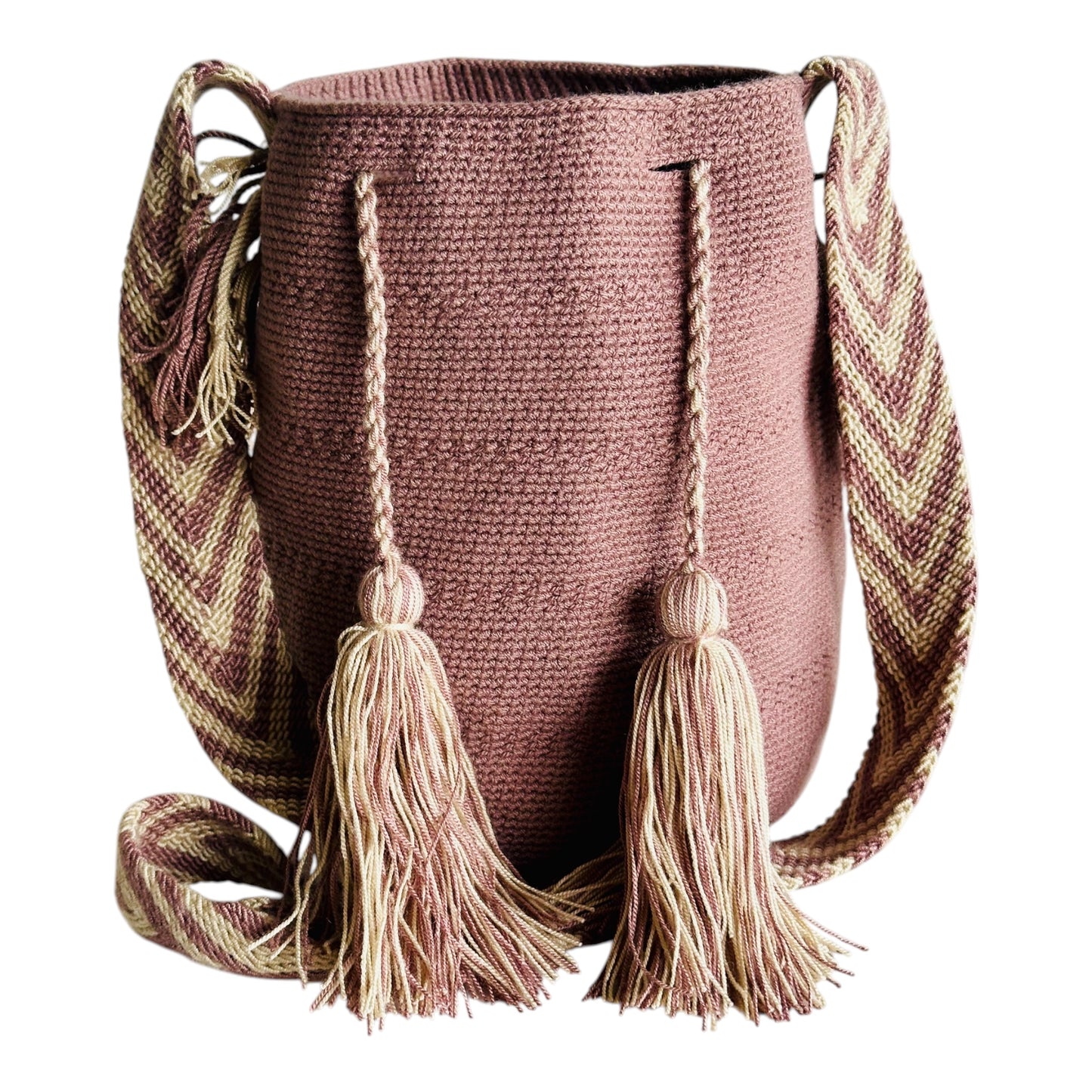 Mochila Mediana Rosa Pastel