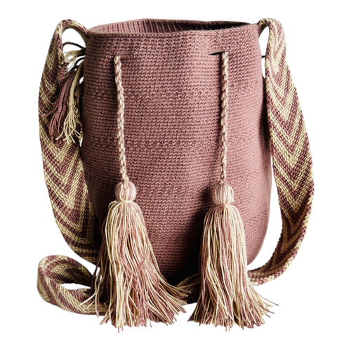 Mochila Mediana Rosa Pastel