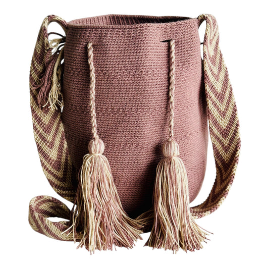 Mochila Mediana Rosa Pastel