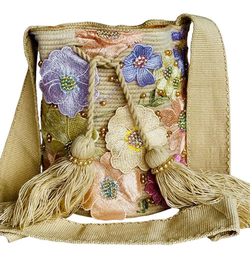 Mochila Mediana Primavera Pastel